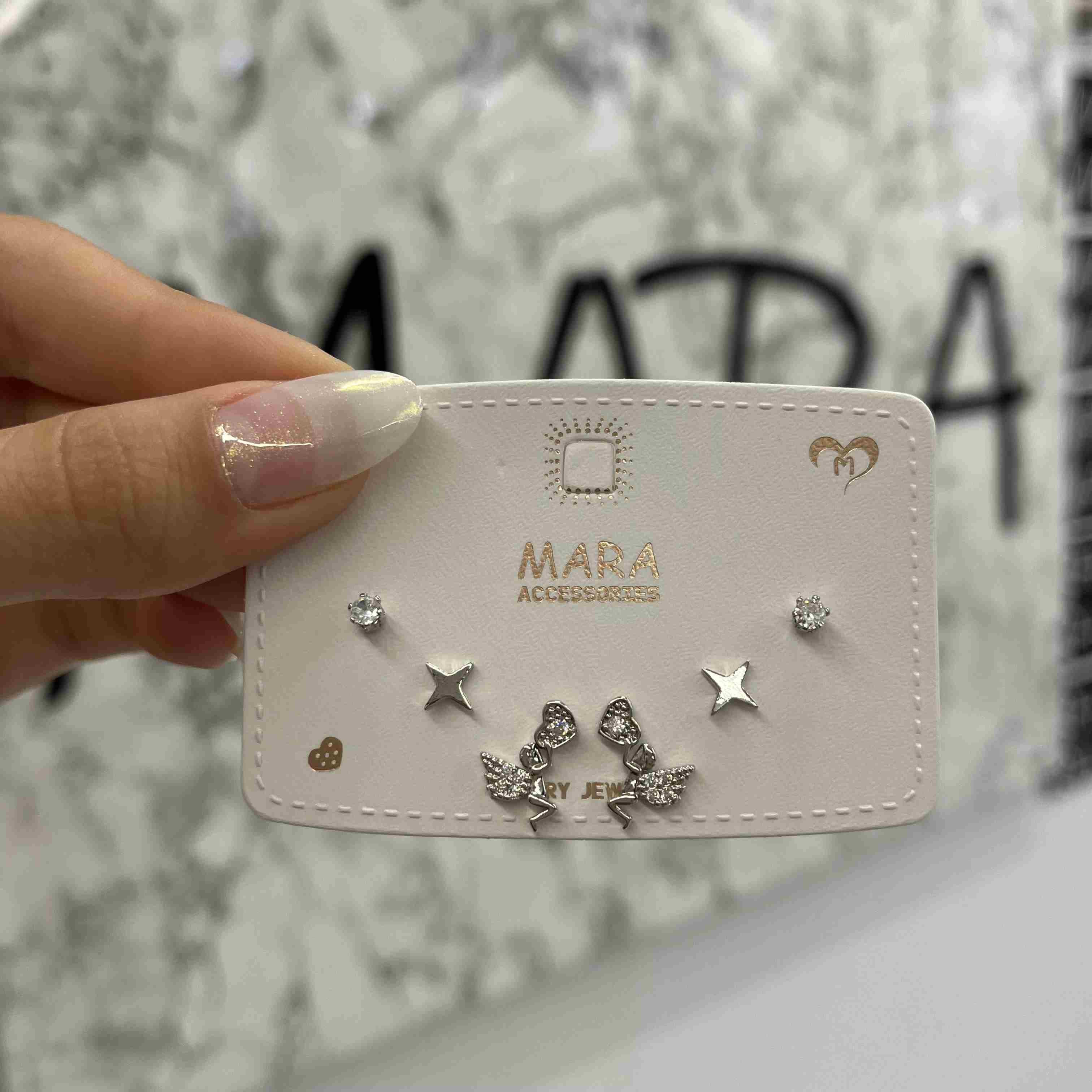 YAZLIK ÇITIR ZİRKON KOMBİN KÜPE 