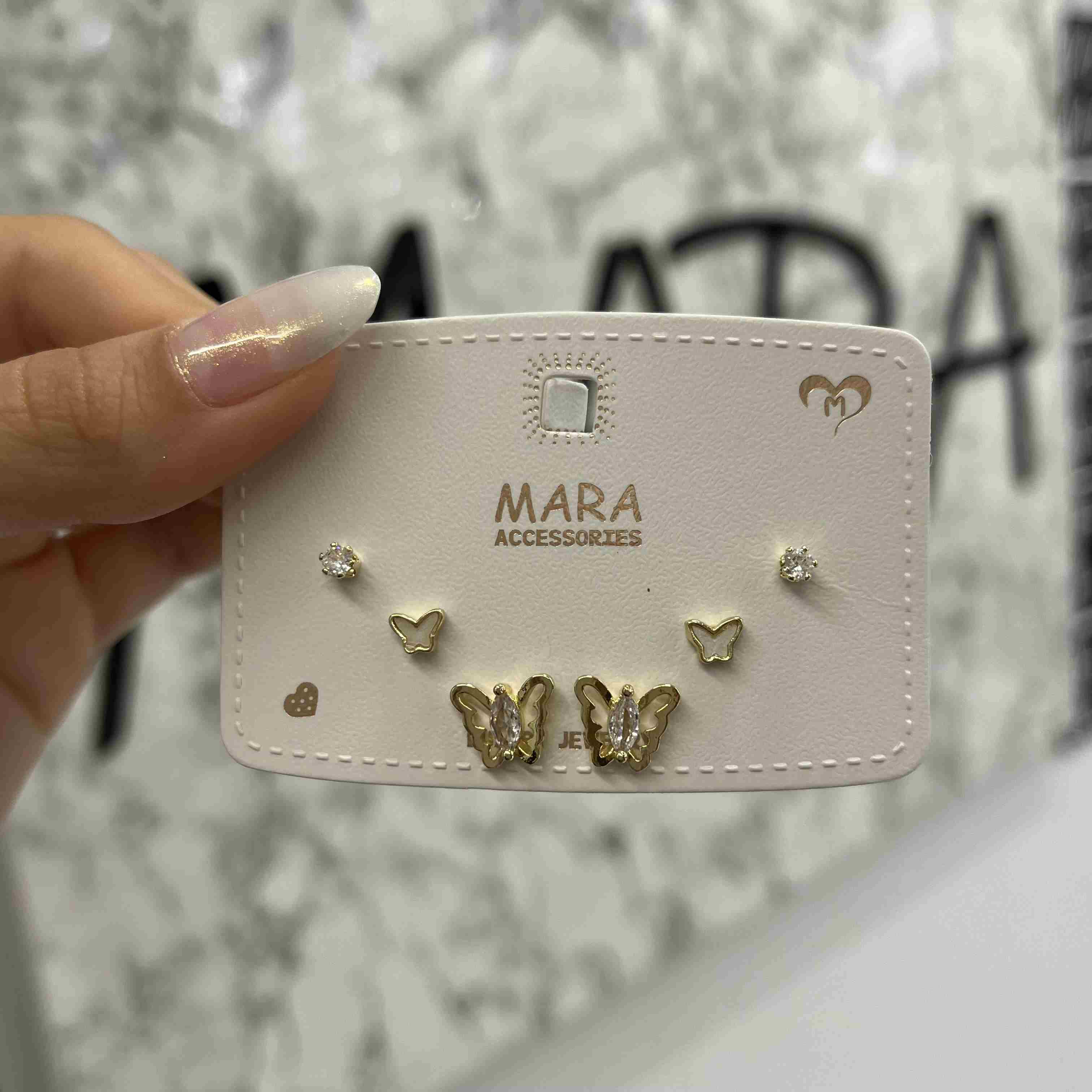 YAZLIK ÇITIR ZİRKON KOMBİN KÜPE 