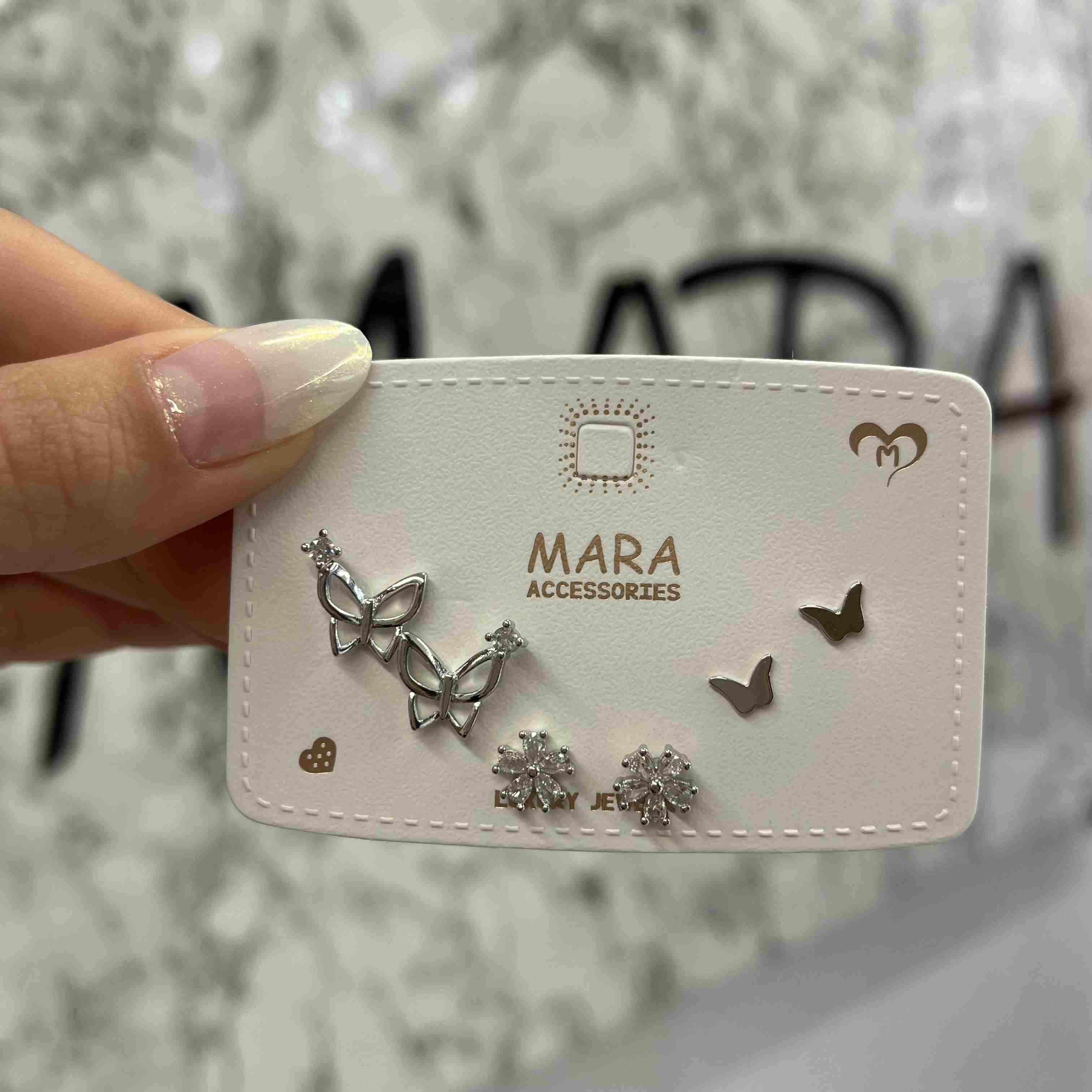 YAZLIK ÇITIR ZİRKON KOMBİN KÜPE 