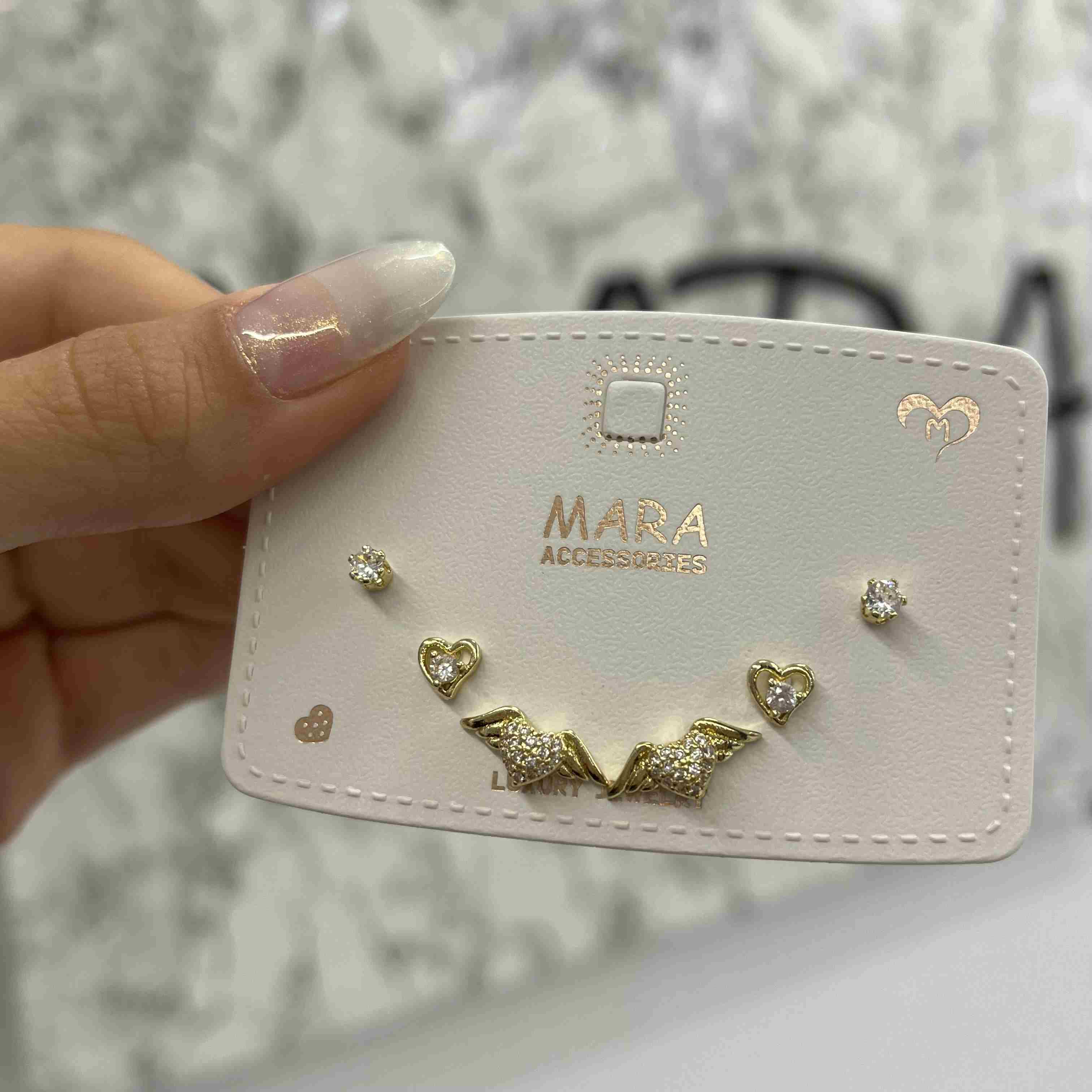 YAZLIK ÇITIR ZİRKON KOMBİN KÜPE 