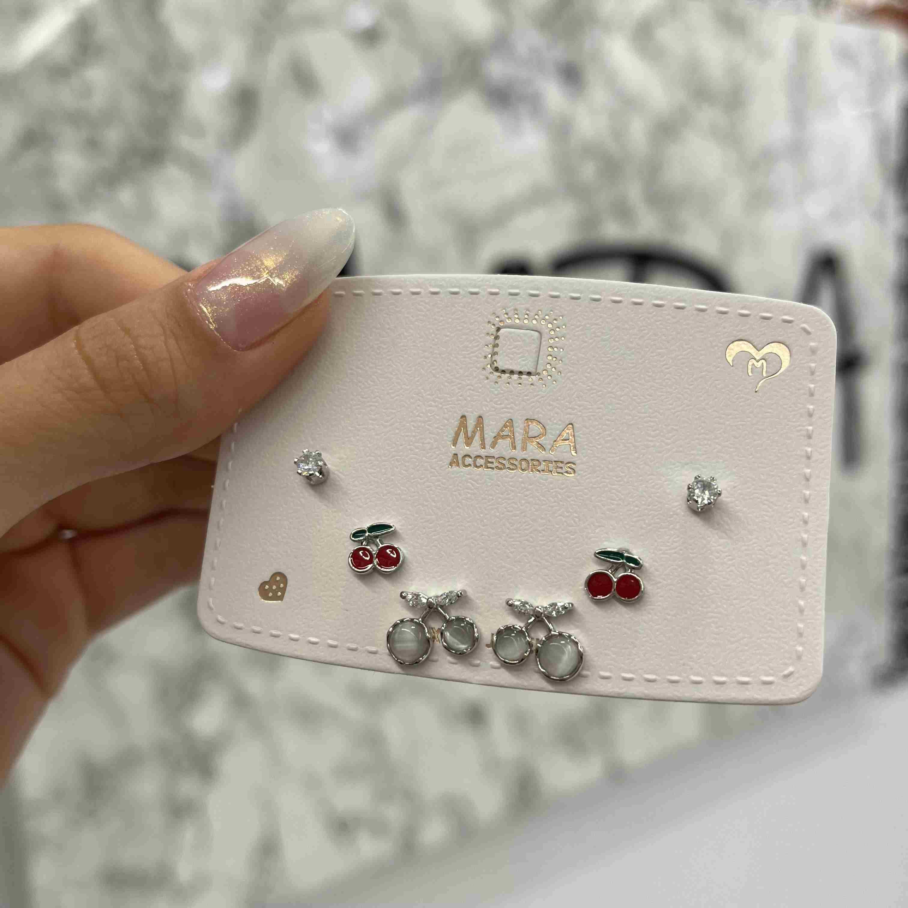 YAZLIK ÇITIR ZİRKON KOMBİN KÜPE 