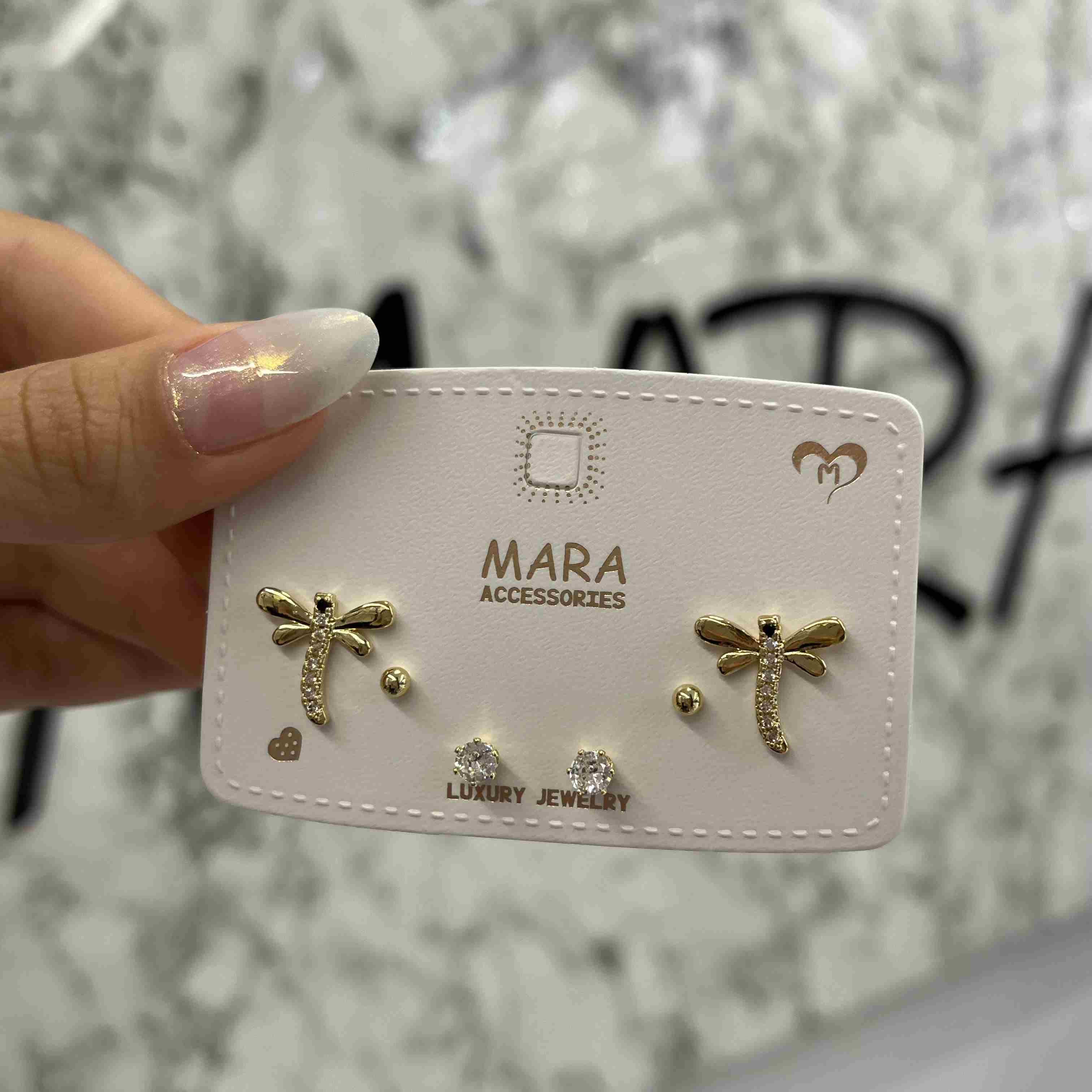 YAZLIK ÇITIR ZİRKON KOMBİN KÜPE 