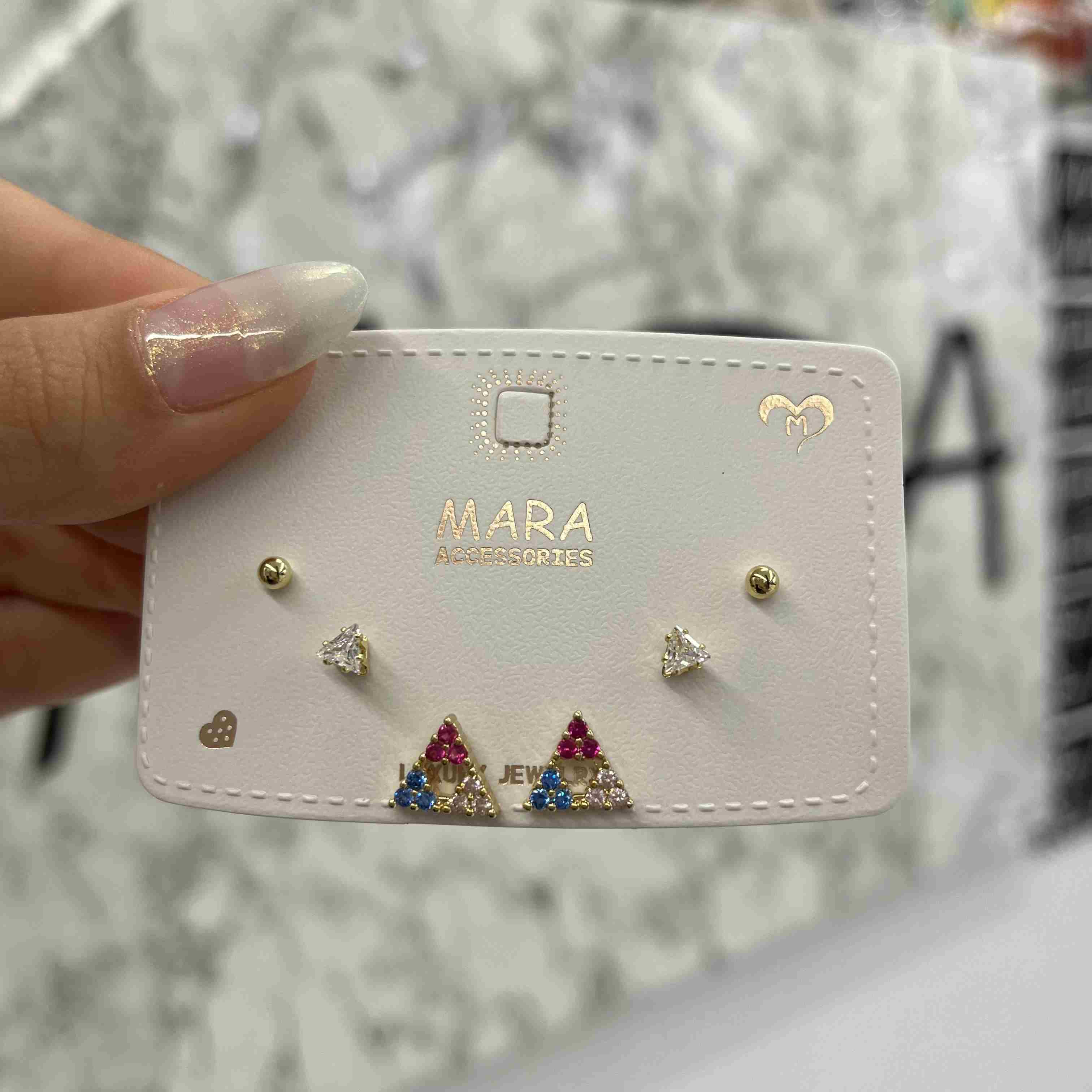 YAZLIK ÇITIR ZİRKON KOMBİN KÜPE 