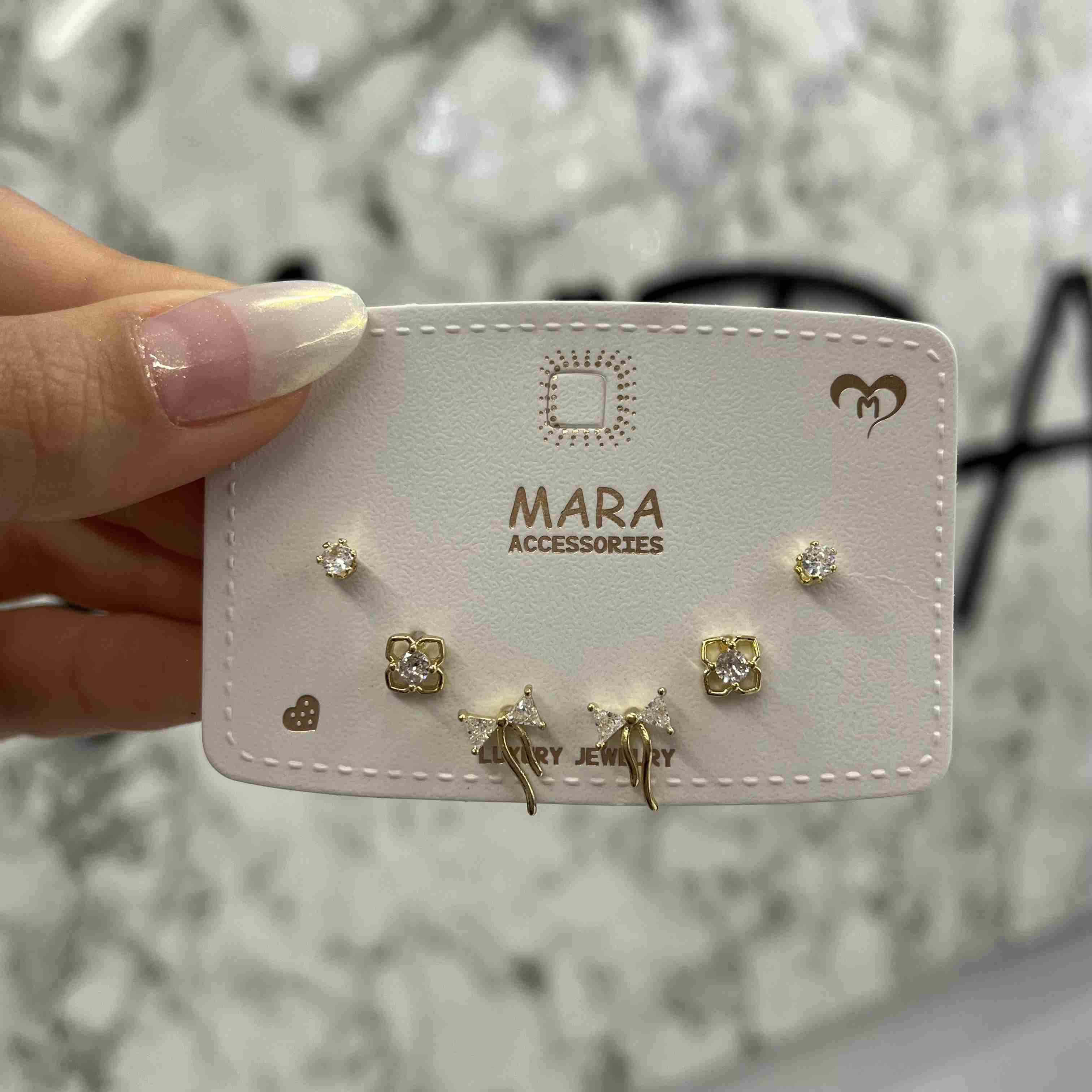 YAZLIK ÇITIR ZİRKON KOMBİN KÜPE 