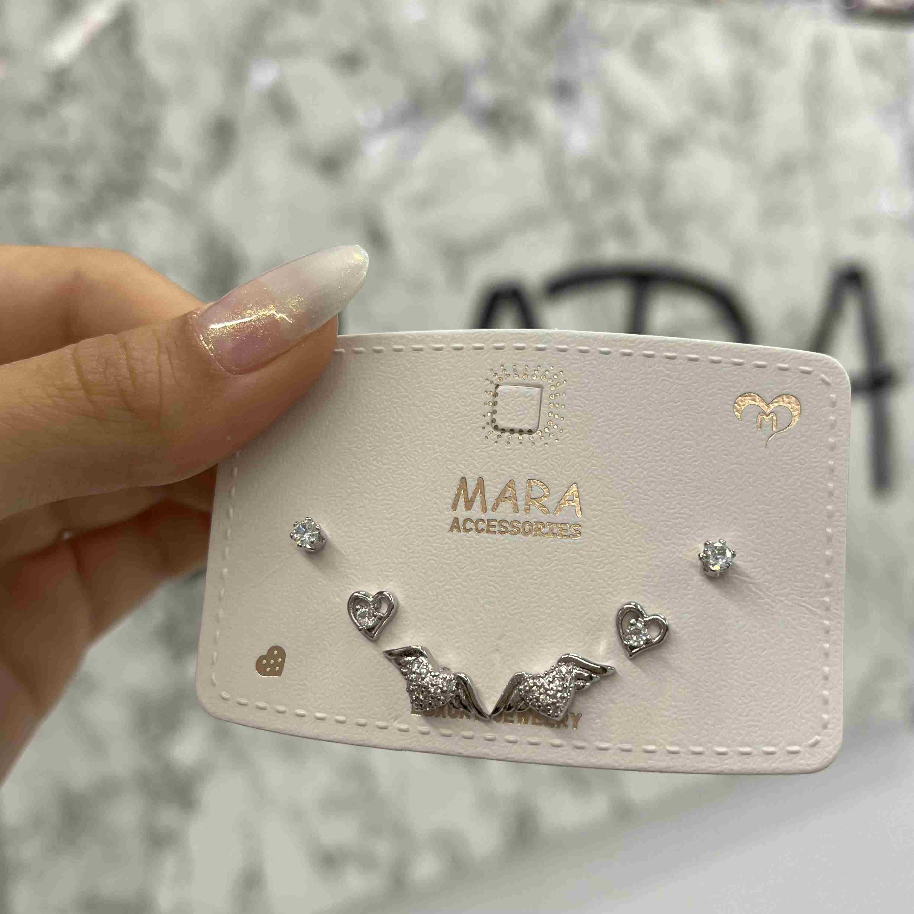 YAZLIK ÇITIR ZİRKON KOMBİN KÜPE 